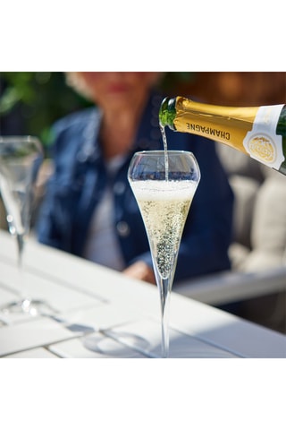 6 flûtes en cristallin Open Up - 20 cl