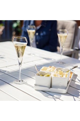 6 flûtes en cristallin Open Up - 20 cl