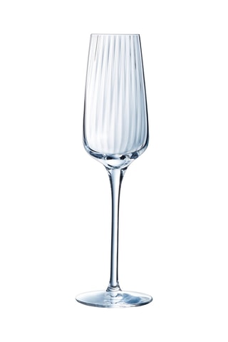 6 flûtes en cristallin Symétrie - 21 cl