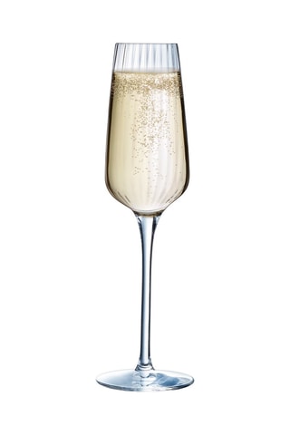 6 flûtes en cristallin Symétrie - 21 cl