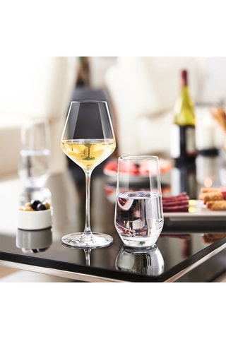 4 verres à pied en cristallin Symétrie - 28 cl