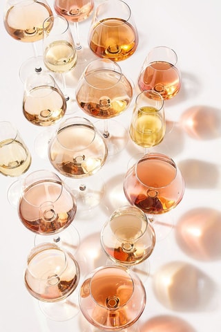 4 verres à pied en cristallin Symétrie - 28 cl