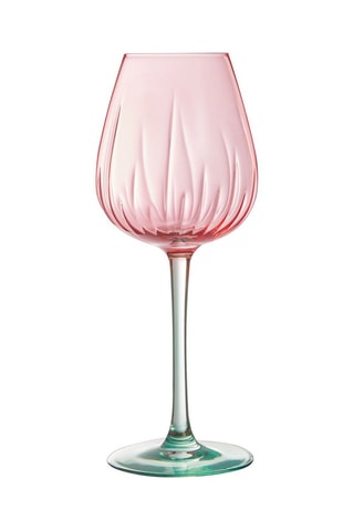 4 verres à pied en cristallin Swirly - 47 cl