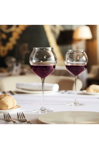 6 verres à pied Macaron - 40 cl