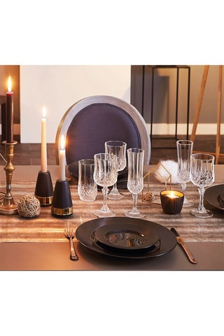 4 flûtes Longchamp - 12 cl