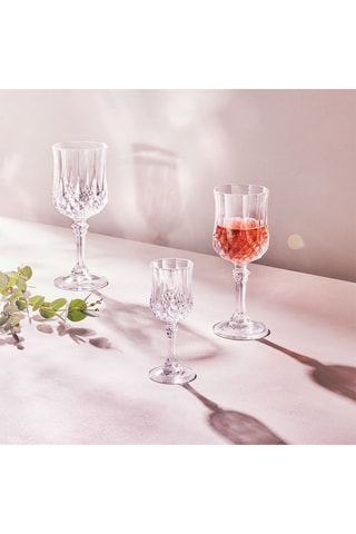 4 verres à pied Longchamp - 25 cl