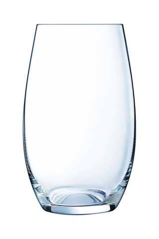 6 verres à eau en verre ultra transparent Macassar - 40 cl