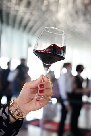 6 verres à pied en cristallin Open Up - 32 cl