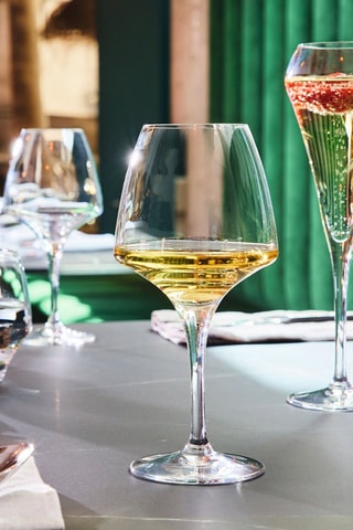 6 verres à pied en cristallin Open Up - 32 cl