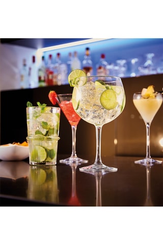 6 verres à pied Coktail Bar - 70 cl