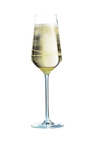 4 flûtes en cristallin  Intense -  21 cl