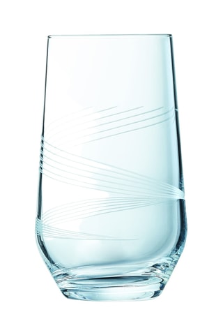 4 verres à eau en cristallin  Intense -  40 cl