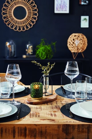 4 verres à eau en cristallin  Intense -  40 cl