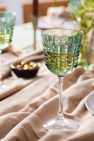 4 verres à vin en cristallin  Rendez-Vous Brume -  25 cl