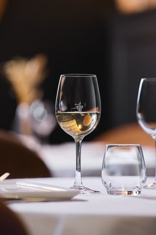 6 verres à vin en cristallin  Vin au verre -  35 cl