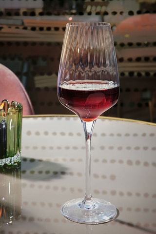 6 verres à vin en cristallin  Symétrie -  45 cl