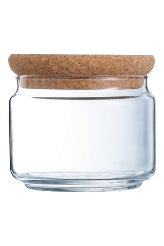 Pot de conservation en verre avec couvercle  Pure Jar Cork -  0,5 l