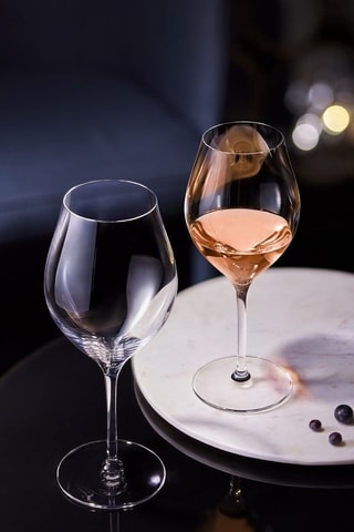 6 verres à vin en cristallin  Exaltation -  55 cl