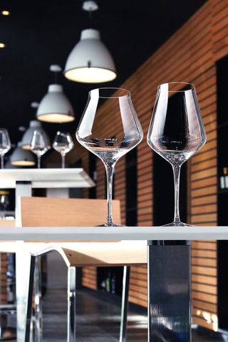 6 verres à vin en cristallin  Reveal Up -  50 cl