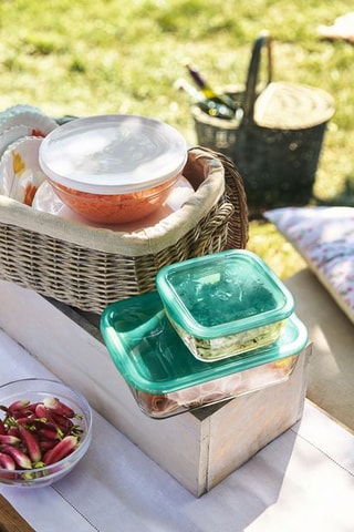 Boîte de conservation en verre avec couvercle en plastique sans BPA  Keep'n Box -  38 cl