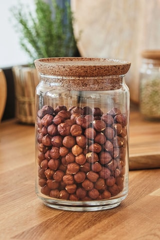 Pot de conservation en verre avec couvercle  Pure Jar Cork -  1 l