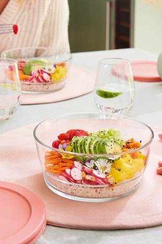 Boîte de conservation en verre  Eat & Joy -  1,15 l