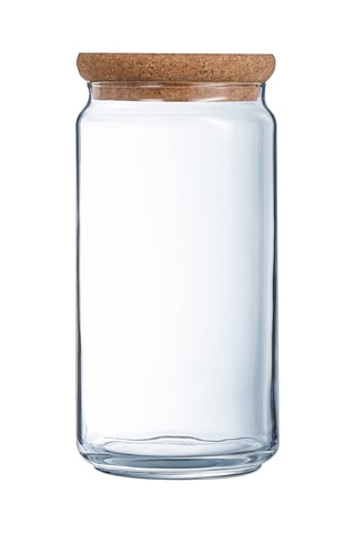 Pot de conservation en verre avec couvercle  Pure Jar Cork -  1,5 l