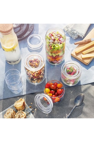 Pot de conservation en verre avec couvercle  Pure Jar Glass -  1,5 l