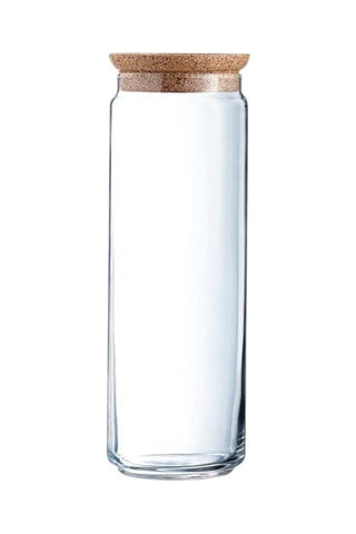 Pot de conservation en verre avec couvercle  Pure Jar Cork -  0,2 l