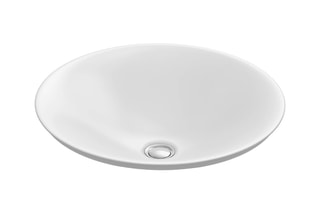 Vasque Carillon à encastrer par dessus en céramique - Blanc