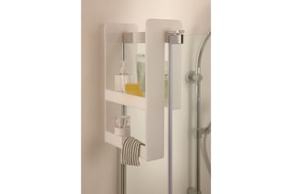 Etagère pour pare-bain et paroi Malice Blanc