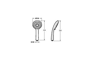 Douchette à main Awaken - Chromé