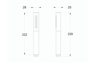 Douchette Shift Ellipse Chromé