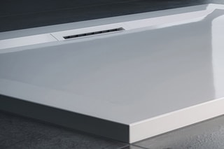 Receveur carré à encastrer Flight Pure Blanc