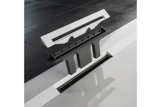 Receveur carré à encastrer Flight Pure Blanc