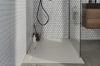 Receveur rectangulaire Flight Pure - Blanc