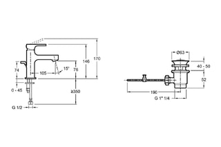 Mitigeur lavabo Strayt
