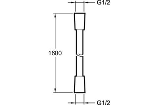 Flexible de douche Chromé