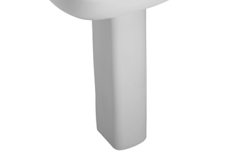 Colonne pour lavabo en céramique Struktura Blanc