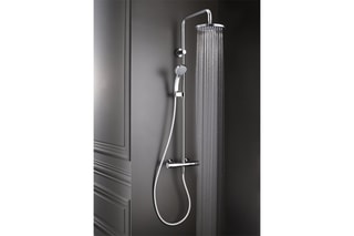 Colonne bain-douche thermostatique - Chromé