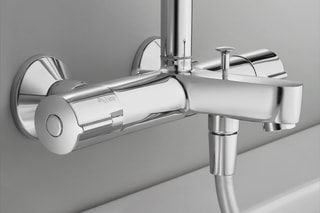Colonne bain-douche thermostatique - Chromé