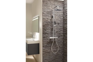 Colonne de douche thermostatique Toobi - Chromé