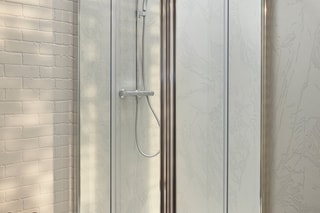 Accès d'angle coulissant Serenity - Chromé