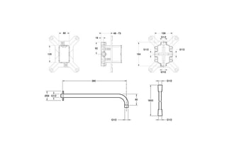 Ensemble de douche Modulo