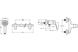 Ensemble de douche Aimé