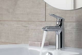 Mitigeur lavabo sans vidage Kumin Chromé