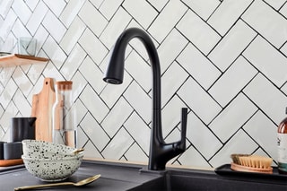 Mitigeur évier à douchette extractible Forte - Noir