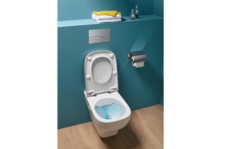 Pack WC suspendu en céramique Struktura - Blanc