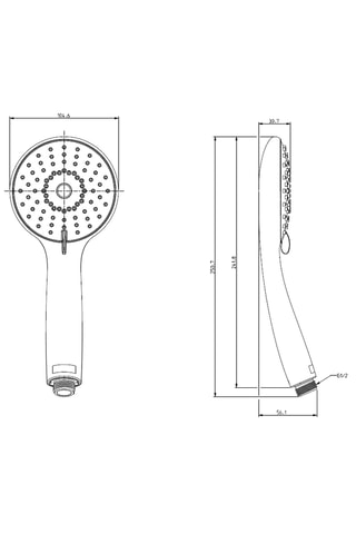Douchette ronde Emma