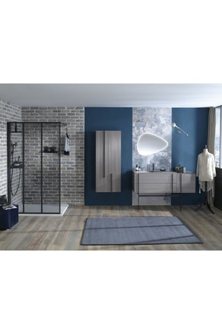 Crochet porte-serviettes pour paroi de douche en verre trempé Nouvelle Vague